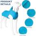 Soft & Breathable Dog Hoodie - Winter Coat for Large Dogs with Hat Bags & Linen Hole | Kickred Light Blue - Buy Online on GoSupps.com