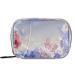 Pfrewn Pill Organizer Case 7 Day Floral Pastel Light Pink and Purple Butterfly Travel Pill Box with Zipper Portable Small Weekly Vitamin Medicine Supplement Holder Pouch Bag
