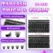 Fadlash Individual Eyelashes - 280PCs 50D+60D Mix D Curl | Naturally Looking DIY Eyelash Extensions 8-16mm & 10-18mm - Buy Online on GoSupps.com