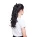 Sego Clip-in Ponytail Extension - Wavy 18 (45cm) Real Hair Braid - 90g Black Hair Piece for Natural Look - Buy Online on GoSupps.com