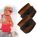 Sun protection applicator for children sunscreen applicator Sunblock Buddy Brush with protective caps sun lotion applicator sunscreen brush travel-free for sun protection Applicator (2PC B)