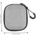Amosfun Diabetic Storage Bag - Oxi Meter & Blood Sugar Organizer Travel Case for Insulin EVA Headphones & Medical Needs - Buy Online on GoSupps.com