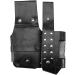 Professional Hair Care Styling Tools Waist Bag - PU Leather Hairdressing Pouch for Barber Scissors and Combs with Removable Belt (Black) - Buy Online on GoSupps.com