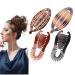 Aaiffey 4pcs Banana Hair Clips Flexible Banana Clips Fishtail Hair Clip Ponytail Holder Vintage Clincher Hair Combs Clip for Thick Fine Curly Hair Double Banana Clip Set for Women Girls 4 pcs