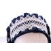 Buy C-04-1 Blue Maid Lolita Headband with Bow & Pearl Necklace | Gothic Hair Accessory | International Shipping Available - Buy Online on GoSupps.com