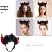 Beaupretty Halloween Horn Headband Horn Flower Headbands Gothic Black Horn Devil Hair Accessories for Halloween Costume - Buy Online on GoSupps.com