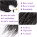 VIOLET 18 Inch Senegalese Twist Crochet Hair Pre Looped 8 Packs | 35 Strands A Pack | Crochet Braids for Black Women | Crochet Twist Hairstyles (1B) - Buy Online on GoSupps.com