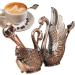 Exquisite Silverware Holder & Swan Spoon Holder | 13 Sets Red Antiquity Cutlery Accessories for Weddings Parties & Daily Use - Buy Online on GoSupps.com