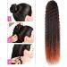 30 inch Long Curly Drawstring Ponytail Extension - Synthetic Hairpiece for Women (MT350#) - Buy Online on GoSupps.com
