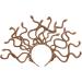 Faxianther Gold Snake Headband Halloween Costume Cosplay Headpiece Hair Hoop Scary Day Of The Dead Fancy Dress Party Masquerade Ball Snake Crowns Tiaras Hair Band - Buy Online on GoSupps.com