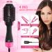4-in-1 Hot Air Comb & Hair Dryer Brush - Versatile Hair Styling Tool for All Hair Types | International Shipping Available - Buy Online on GoSupps.com