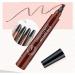 Buy Waterproof Microblading Eyebrow Pencil - Dark Brown (02#) | Precision Micro-Fork Tip for Flawless Brows | International Shipping Available - Buy Online on GoSupps.com