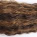 22 Corn Wave Magic Paste Ponytail Extension | Long Wavy Curly Hair Fluffy Pony Tail 22 Inch | Mixed Dark Brown Gold# | Pack of 1 - Buy Online on GoSupps.com