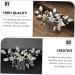 Ipetboom Bridal Hair Accessories Wedding Hair Accessories Crystal Wedding Hair Accessory Bride Headpieces for Wedding Rhinestone Barrettes Pearl Zinc Alloy Bridesmaid Hair Comb - Buy Online on GoSupps.com