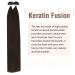 Moresoo Real Hair U-Tip Extensions | 1g Pre-Bonded Keratin Extensions | Remy Hair - #2 Color 50cm Length - Buy Online on GoSupps.com