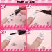 50 Pcs 3D Acrylic Fourth of July Star Nail Charms with Pearl Beads - White Flower Style - Buy Online on GoSupps.com