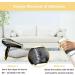 TEUVO Couch Cushion Non Slip Pads to Keep Couch Cushions from Sliding  Premium Hook and Loop Tape with Adhesive for Smooth Surfaces  11cm Wide and 1M Long - Buy Online on GoSupps.com