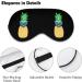 Funny Pineapple Pug Sleep Eye Mask - Adjustable Blindfold for Men and Women - Buy Online on GoSupps.com