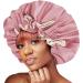 ZITIANY Waterproof Shower Cap for Women | Double Thickening, Washable Hair Bonnet for Women and Girls | Elastic Band Bath Hat for Sleeping | 1PC - Buy Online on GoSupps.com