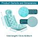 Ergonomic Full Body Bath Pillow with 10 Powerful Suction Cups - Neck and Back Support - Blue with Suction for Shower, Tub, Jacuzzi - Buy Online on GoSupps.com