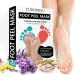 Joyeee cornea socks 3 pairs of foot mask corneal remover socks foot peel mask - effective in callus dead and dry skin C#3 pairs