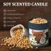 Premium Vanilla & Coconut Salking Fragrance Candles - Natural Soy Wax 90 Hours Burn Time Perfect Holiday Gift - Buy Online on GoSupps.com