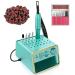 ALLE S Nail Drill Electric Nail Drill Kit USB Powered Compact & Portable with 28 Storage Holes 20000 RPM 6 Nail Drill Bits 106 Sanding Bands Ultimate Precision for Nail Art Enthusiasts(Green)