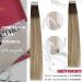 Moresoo 20 Inch Tape in Human Hair Extensions Balayage Brown to Chestnut Brown/Medium Blonde #3/8/22 - 20 Pieces/50g - Real Hair Extensions - Buy Online on GoSupps.com