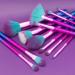 MODA Prismatic 12 pc Signature Makeup Brush Set - Ultimate Powder Foundation Fan Smudger Crease Detail & Liner Brushes for Flawless Makeup - Buy Online on GoSupps.com