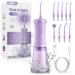 350ml oral shower wireless 2024 electric tooth cleaner Water Water DIY mode 5 modes & 9 nozzles 350ml tooth shower IPX7 waterproof oral mouth shower test winner for oral care & cleaning (purple) Violet