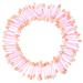 DRESSOOS 100pcs Eye Shadow Stick Dual-ended Eye Stick Brushes Dual Ended Makeup Brush Mini Rubber Cotton Pink 6.20X0.50X0.50CM Pink