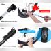 Diyife Bike Pump 120 PSI with Gauge, Ball Pump, Needle, Patch Kit - Fits Presta & Schrader, for Road, Mountain & BMX - Black - Buy Online on GoSupps.com