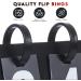 Upstreet Portable Scoreboard for Indoor & Outdoor Sports - Ping Pong, Baseball, Tennis, Basketball - Flip Up to 99 - Black/White - Buy Online on GoSupps.com