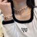 Southjieling Vintage Pearl Necklace & Bracelets - Cardiac Crystal Choker Tassel & Collarbone Chain for Fashionable Women | International Shipping Available - Buy Online on GoSupps.com