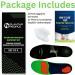 Plantar People Orthotic Insoles with Arch Supports & Silicone Heel Pads - XS (UK 3-4.5) for Plantar Fasciitis Treatment - Buy Online on GoSupps.com