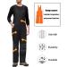 BenBoy Men's Snow Bibs Ski Pants - Waterproof Insulated Overalls - Darkblack - Size Large - Buy Online on GoSupps.com