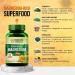 Plant Based Magnesium Supplement 1360mg with Turmeric Spirulina Wheatgrass Moringa | Supports Bone Muscle & Bone Health | Boost Energy Level - 60 Veg Tablets - Buy Online on GoSupps.com