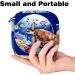 Sea Turtle & Coral Portable Storage Bag for Women & Teens - Menstrual Cup & Pad Holder - Buy Online on GoSupps.com