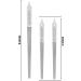 3PCS Stainless Steel Nail File Set - 100 Grit Buffer for Manicure and Pedicure - Ideal for Thick Toenail and Fingernails - Home and Professional Use - Buy Online on GoSupps.com