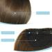 Shinon Thick Side Bangs Clip in Real Human Hair Fringe Extensions - Light Brown - Buy Online on GoSupps.com