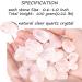 Clear Quartz Crystal Stones 100g - Natural Polished Tumbled Gemstones for Vase Filler & Reiki Energy - Buy Online on GoSupps.com