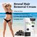 Brzeaf Hair Removal Cream & Charcoal Mask - Effective Painless Depilatory Solution for Legs Bikini Arms & Underarms for Women & Men - Buy Online on GoSupps.com