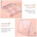 FRCOLOR Elf Makeup Empty Eyeshadow Palette - 2pcs 4 Grid Plastic Organizer for Eyeshadow Lipstick & Concealer - DIY Makeup Palette - Buy Online on GoSupps.com