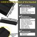 PROHEAR HC01 Tactical Headset Cover for 3M WorkTunes, Peltor, Howard Leight Impact, Walkers Razor - Black - Buy Online on GoSupps.com