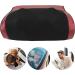 Alomejor Electric Deep Tissue Shiatsu Neck Massage Pillow with Heat - Red - Perfect for Home & Car - EU Plug - Buy Online on GoSupps.com