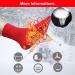 Heated Socks | Self-Warming Foot Warmers | Magnetic & Turmaline Heating Socks for Men | Winter Heating Socks in Red & White - International Shipping Available - Buy Online on GoSupps.com