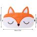 Ultraich Sleep Mask for Kids - 3D Sweet Animal Design (Fox Orange) - Perfect Sleep Glasses for Boys & Girls - Buy Online on GoSupps.com