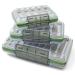 Orvis Double Sided Fly Box - Sturdy Clear Shell Fly Boxes For Fly Fishing with Dual Sided Opening and Foam Micro Slits, Medium