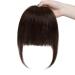 100% Remy Human Hair Clip-in Bangs | Natural Straight Fringe Hair Extensions - Buy Online on GoSupps.com