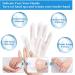 Moisturizing Hand Mask Gloves - 6 Pairs for Dry, Cracked Skin | Collagen Spa Gloves for Intensive Repair | Milk Infused for Women & Men - Buy Online on GoSupps.com